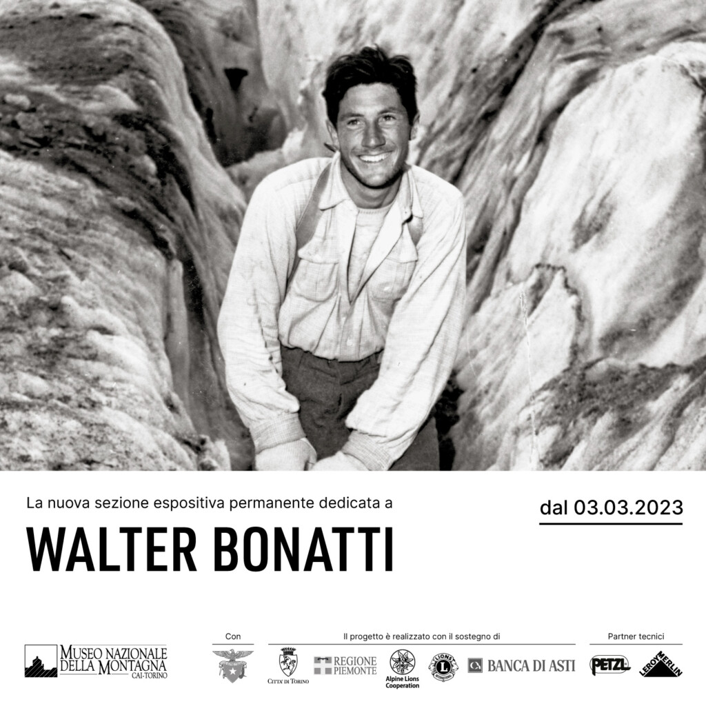 AlpineLions-Cooperation promuove una sezione dedicata a Walter Bonatti presso il Museo della Montagna a Torino